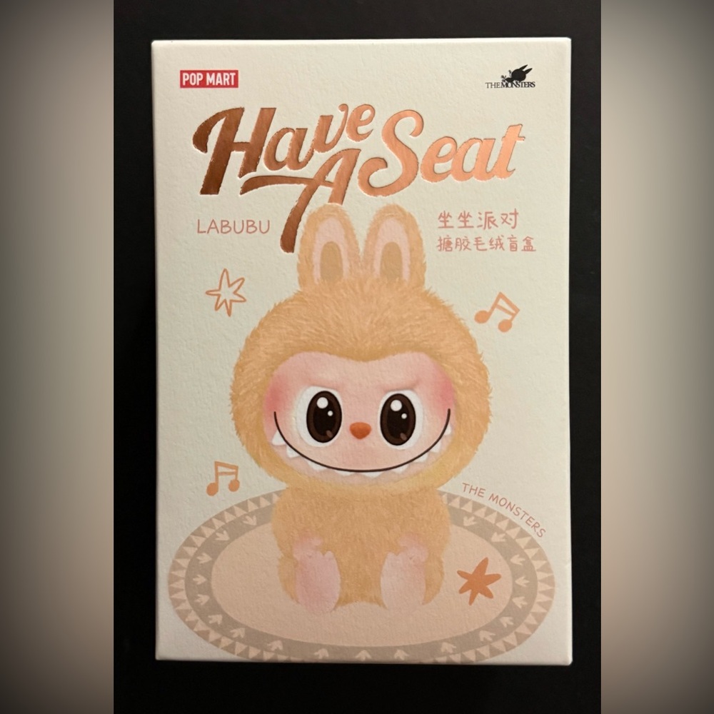 Labubu Have a Seat Sisi Plush Keychain